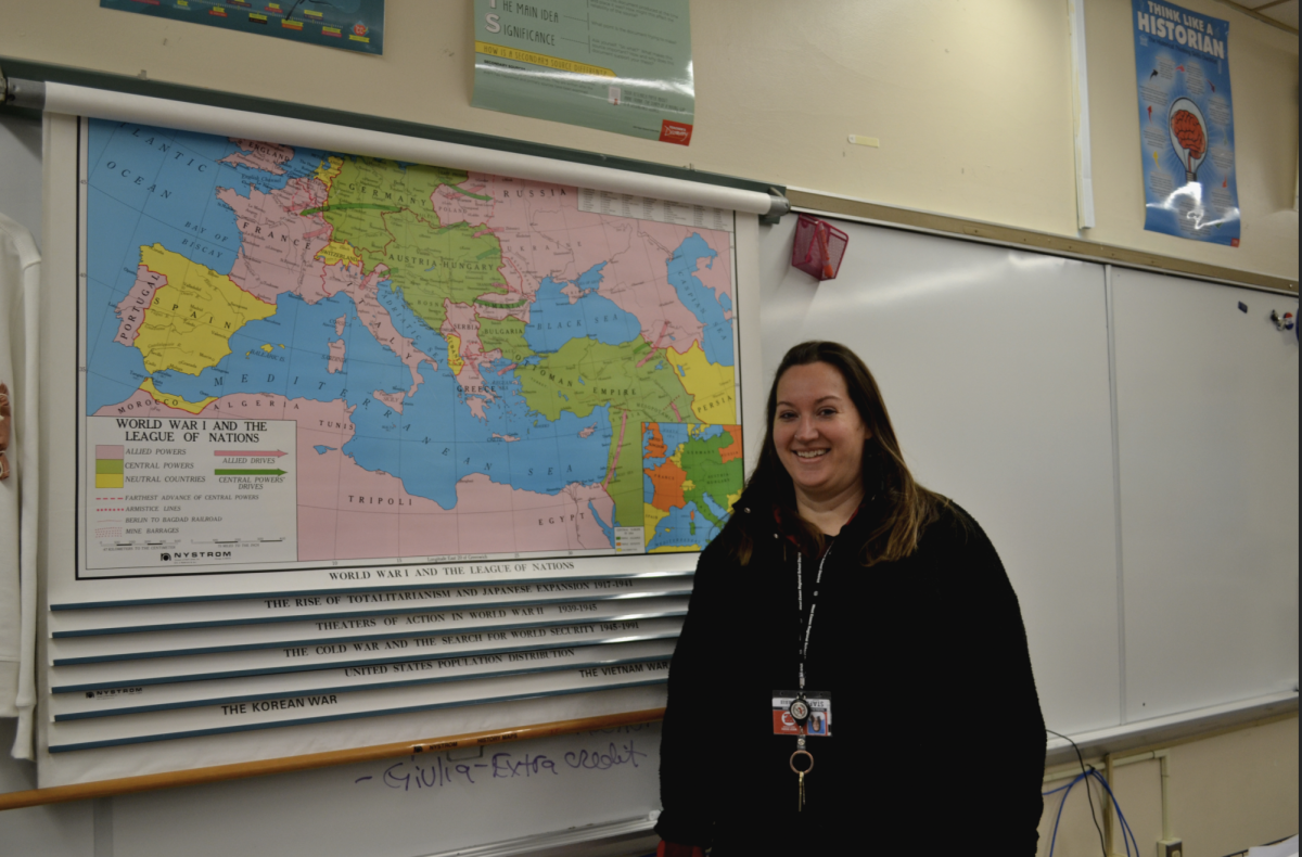 Caroline Blanchard connects with her students through her love for history, teaching and reading.